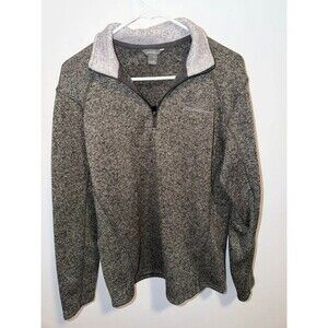 Eddie Bauer Men's 1/4-Zip Sweater Fleece Pullover Size Medium. A23
